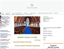 Tablet Screenshot of bryanwesleyumc.org